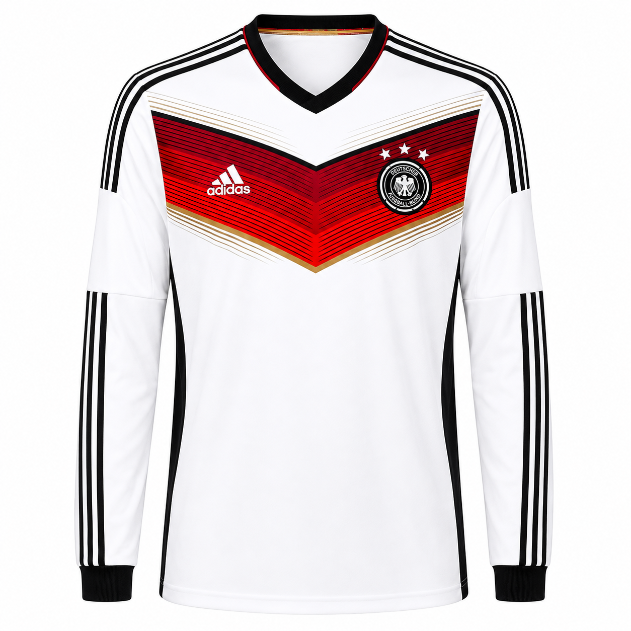 Deutschland Retro-Shirt 2014 Langarm